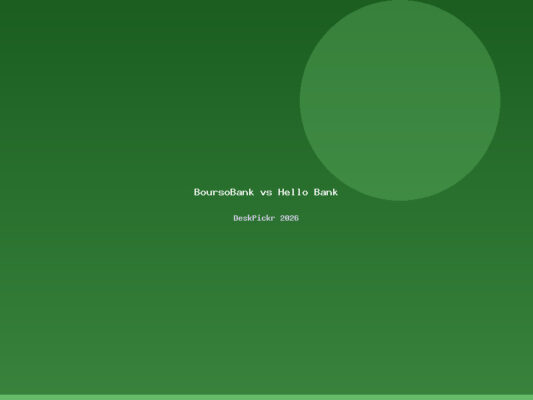 BoursoBank vs Hello Bank 2026 — comparatif complet pour choisir